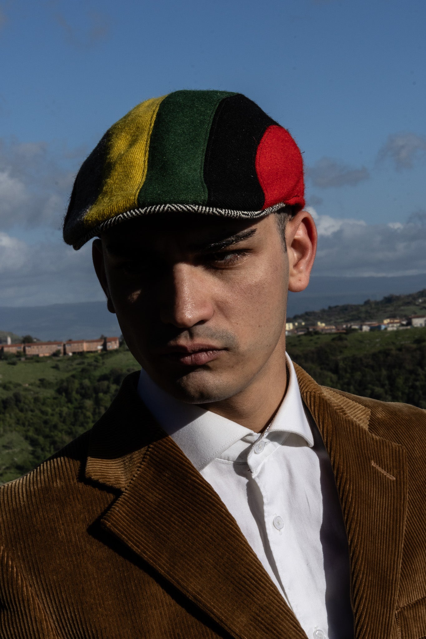 Duck Cap Orbace Rainbow