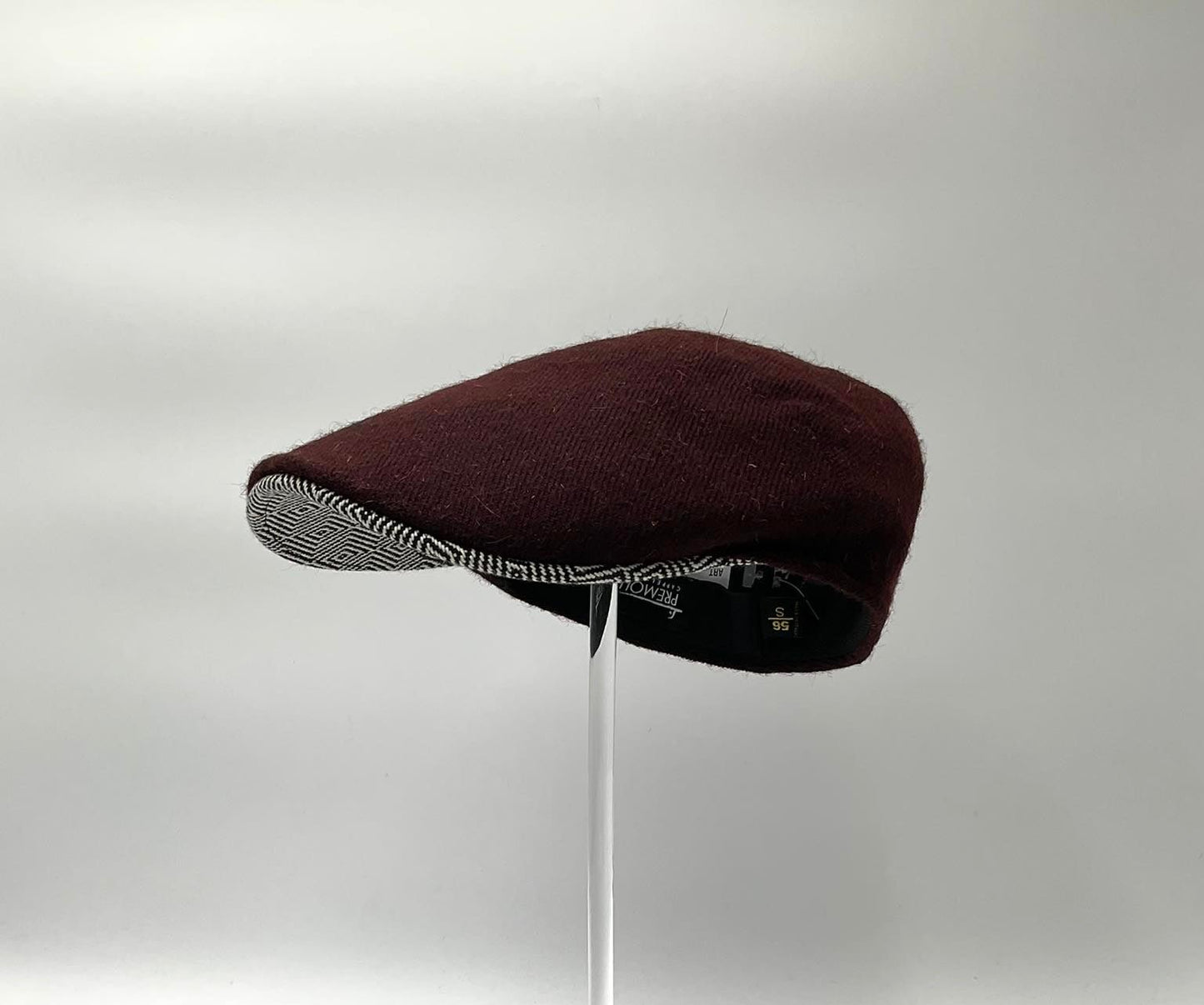 Duck Cap Orbace tinta unita e visiera contrasto