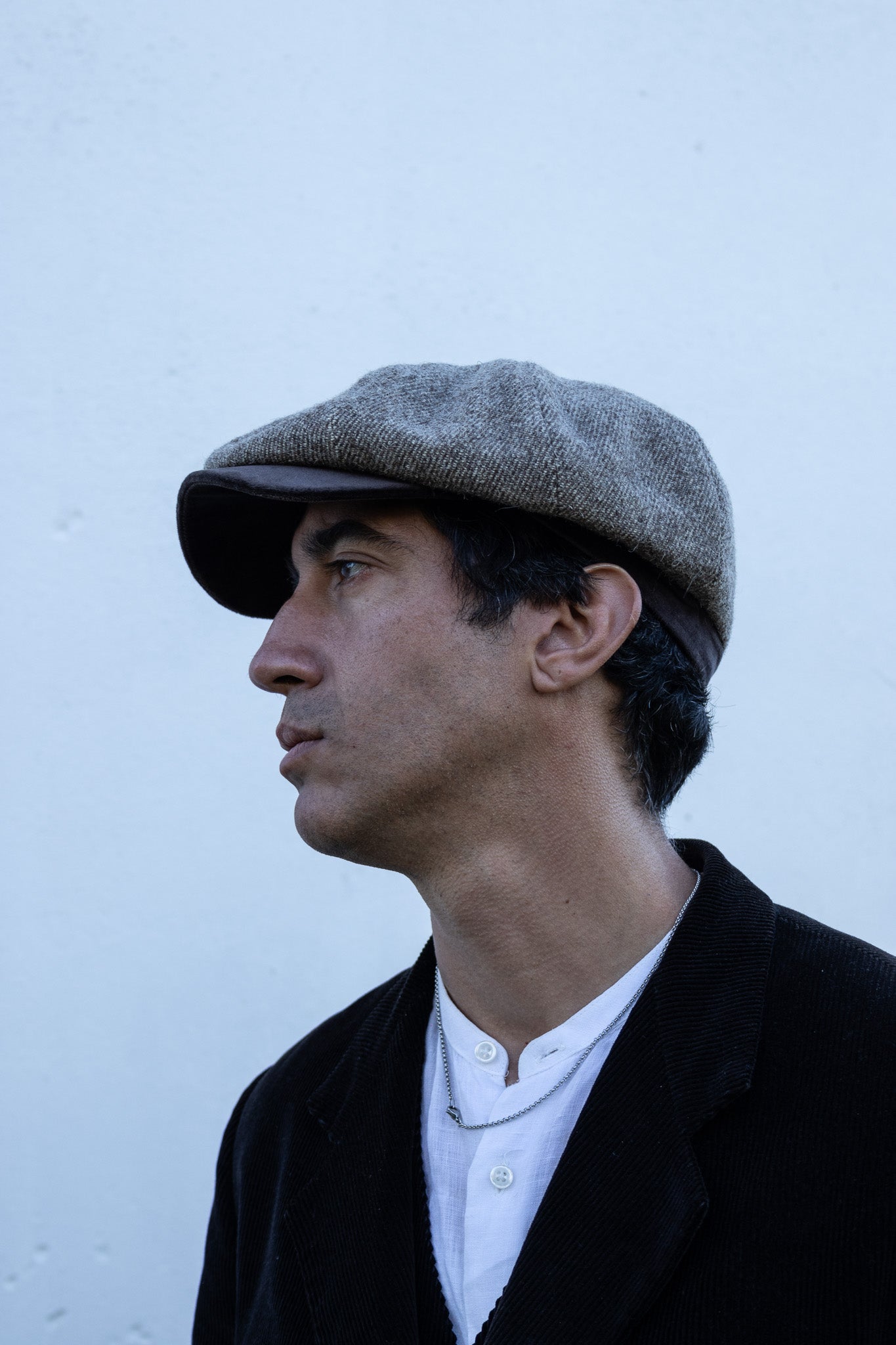 Newsboy Orbace e velluto marrone