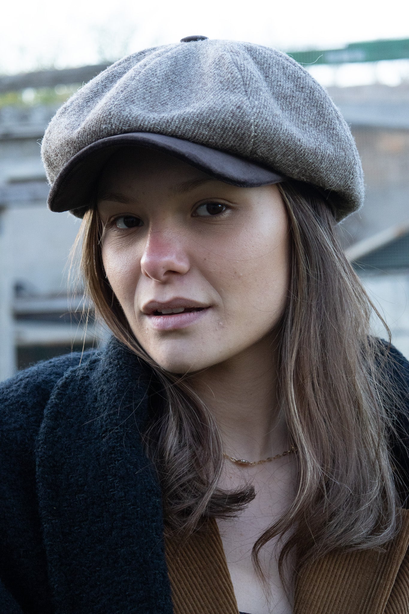 Newsboy Orbace e velluto marrone