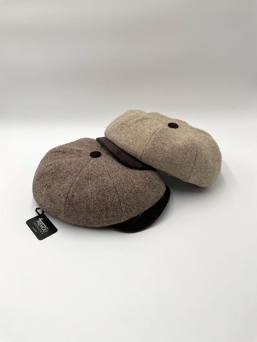 Newsboy Orbace e velluto marrone