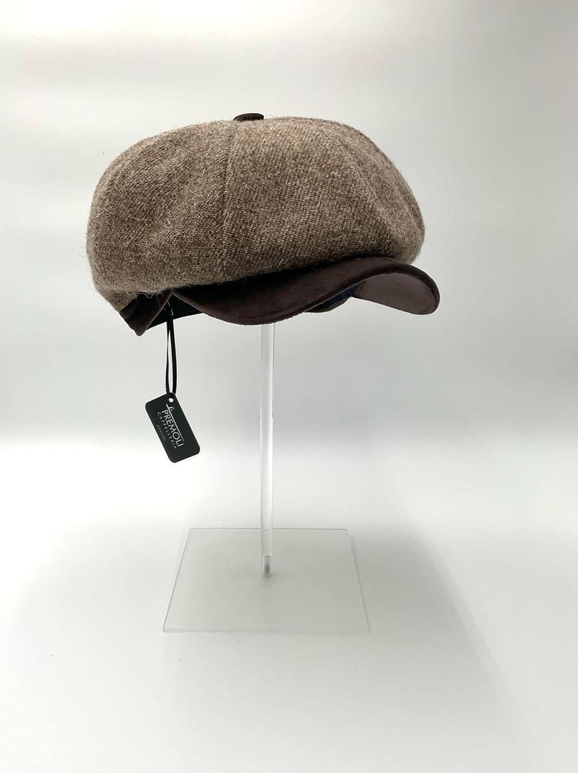 Newsboy Orbace e velluto marrone