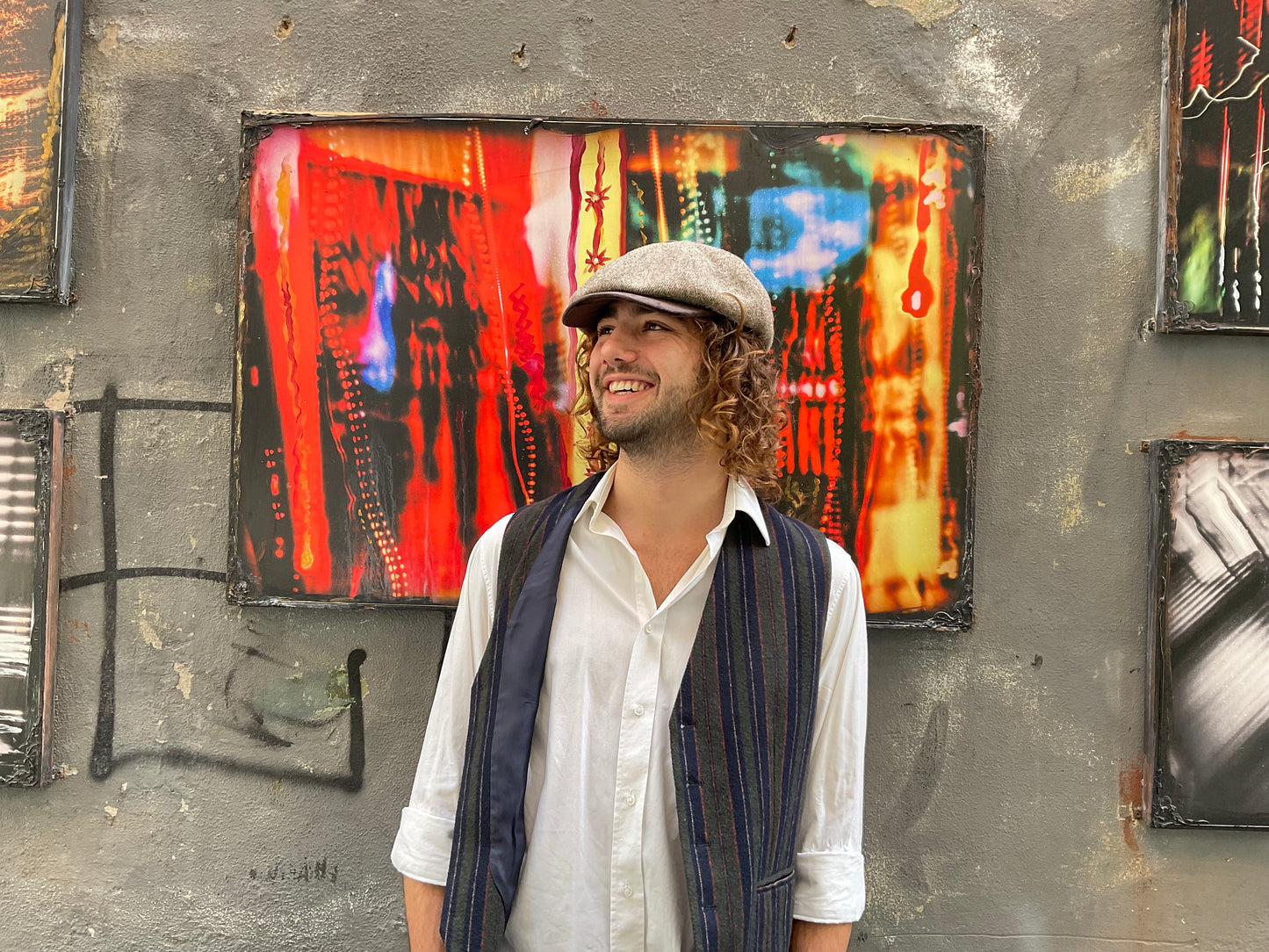 Newsboy Orbace e velluto marrone