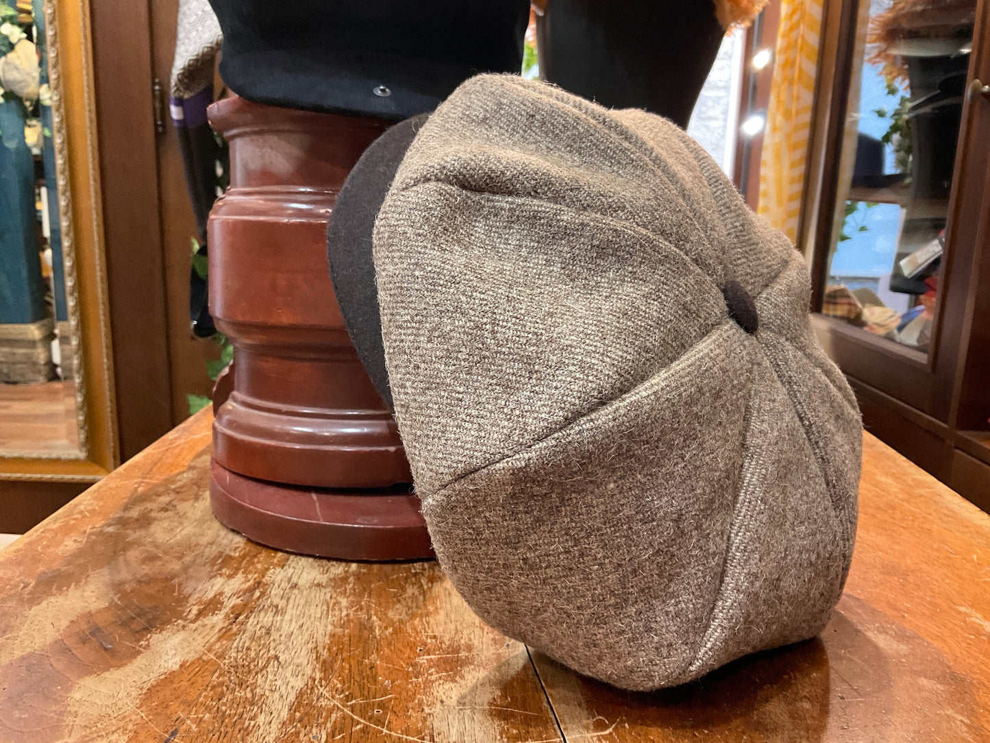 Newsboy Orbace e velluto marrone