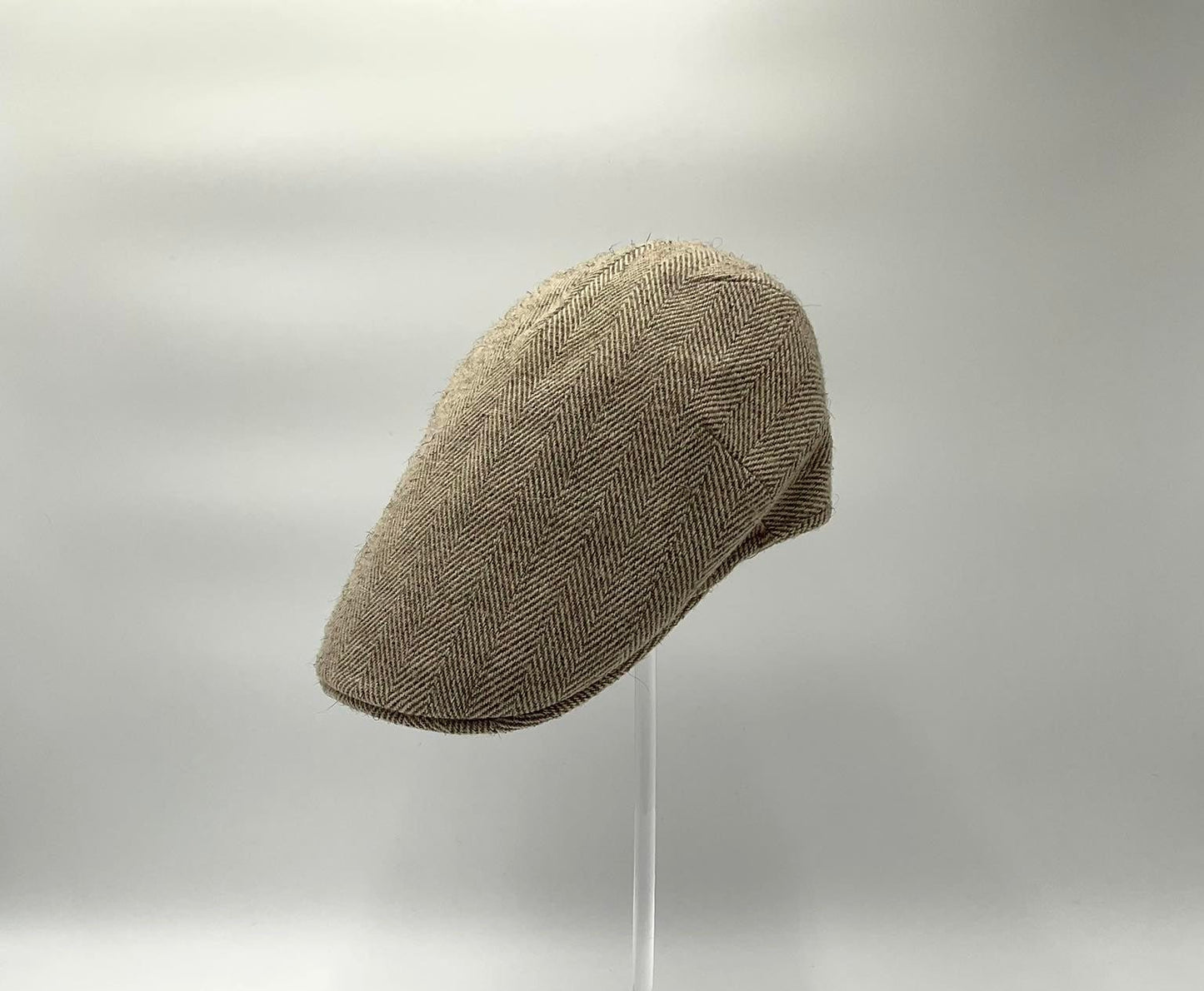 10P Duck Cap Orbace Herringbone Beige