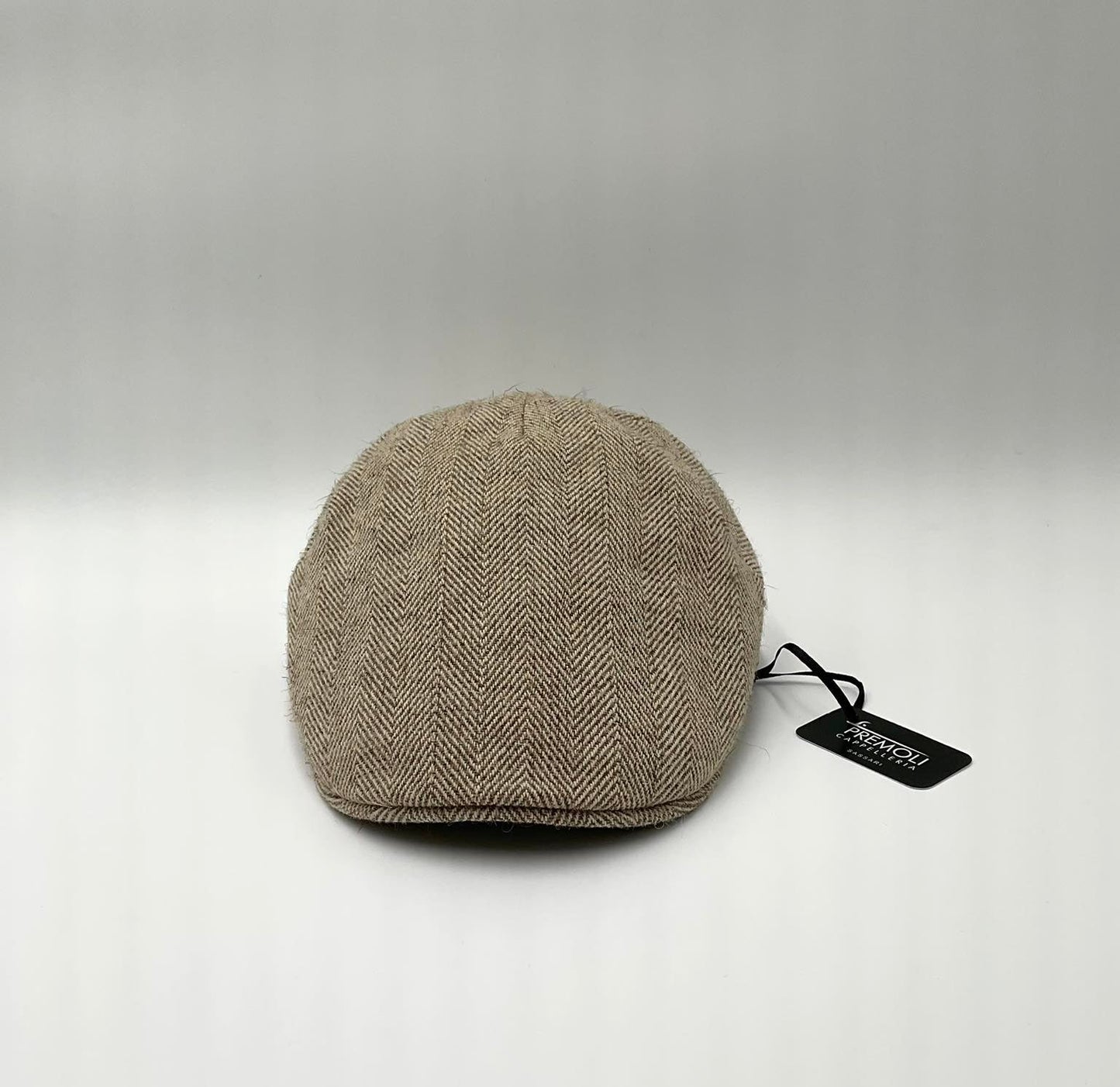 10P Duck Cap Orbace Herringbone Beige